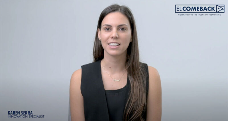 Headshot of Karen Serra, innovation specialist